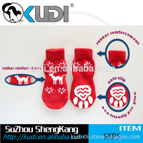 Knit cozy indoor anti-ship pet socks